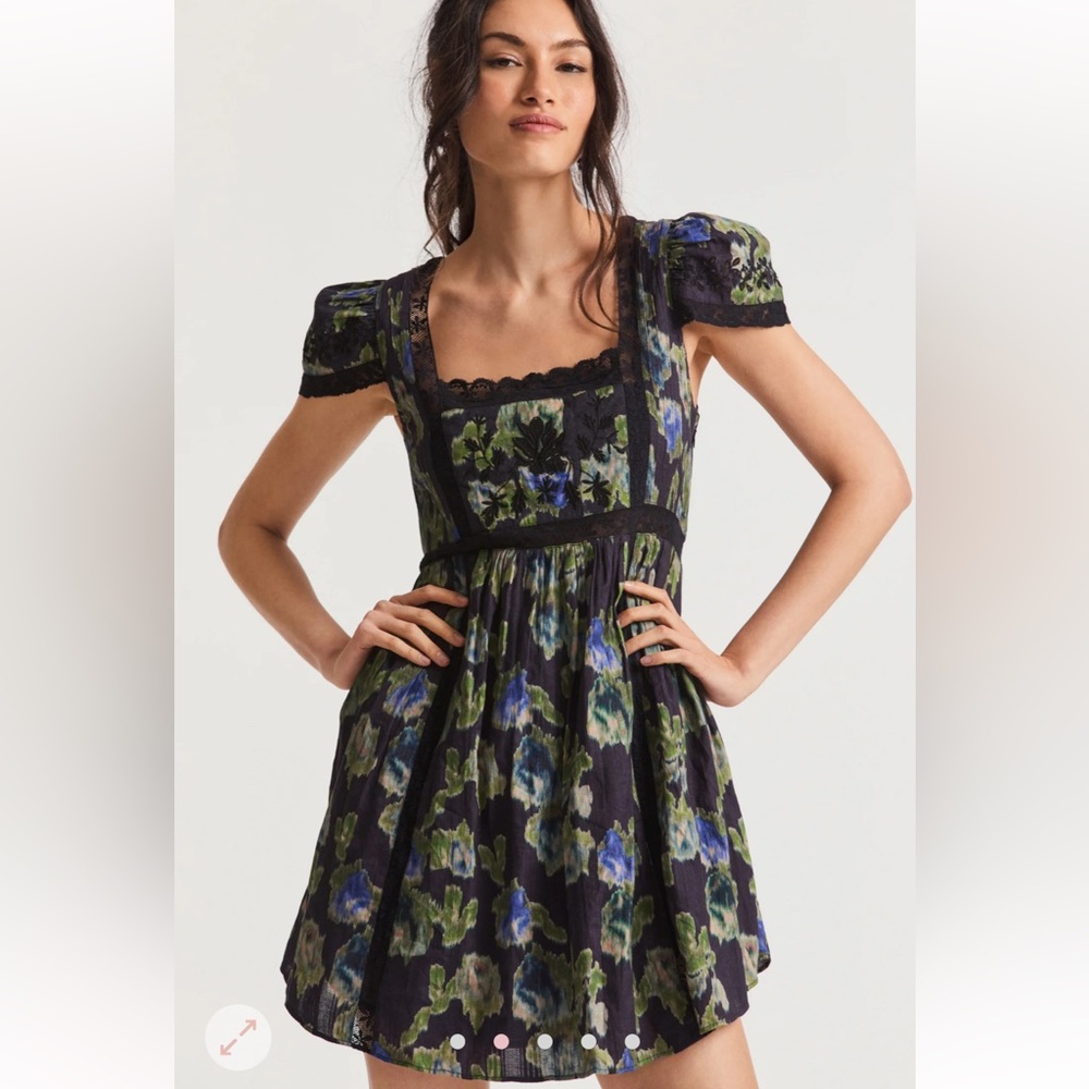 NTW LoveShackFancy Nutmeg Mini Dress size 4
